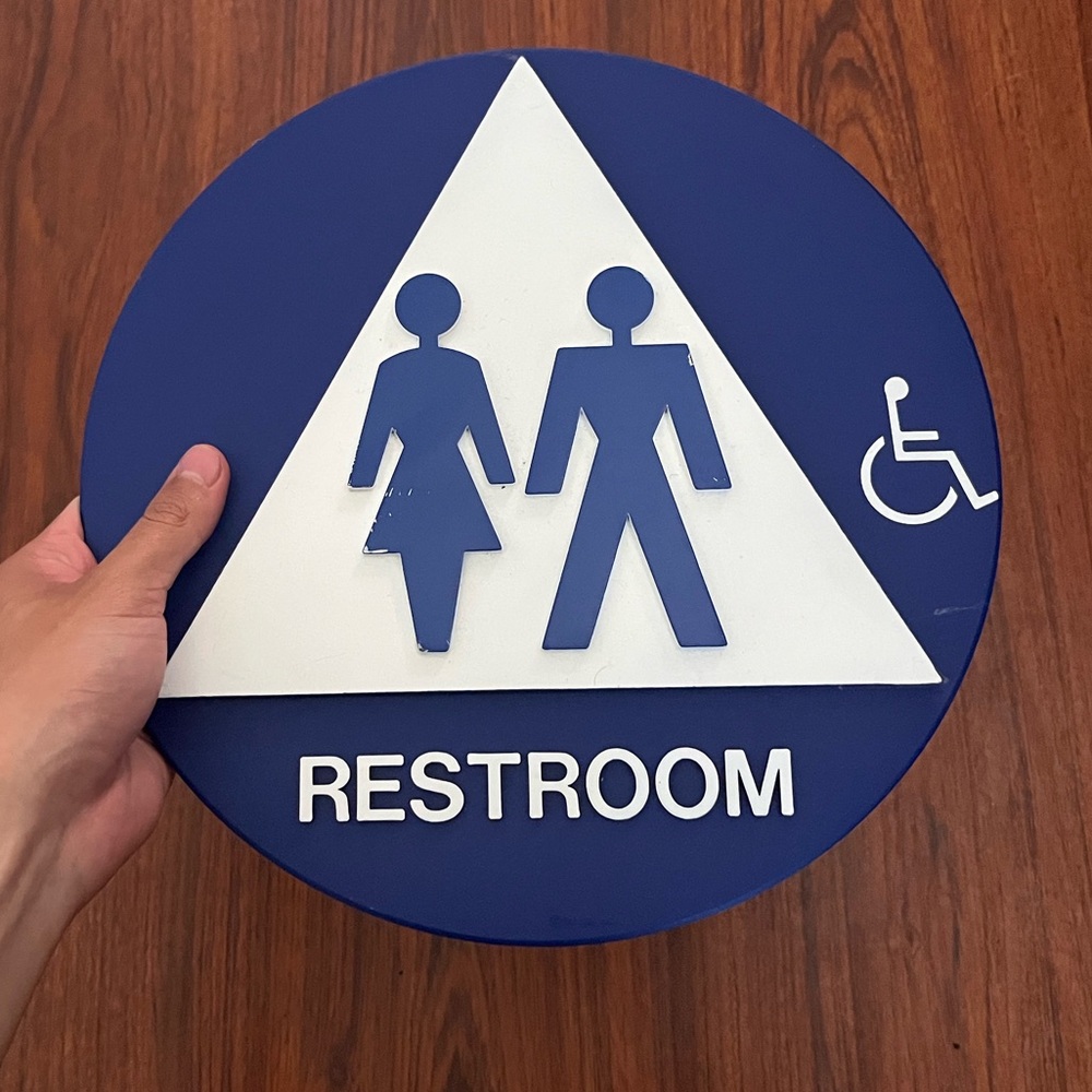 Unisex Restroom Sign